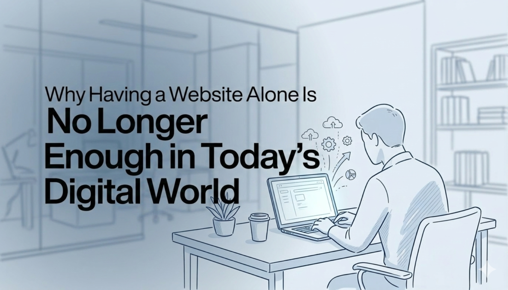 Why Having a Website Alone Is No Longer Enough in Today’s Digital World